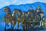 BUTLERS MAIL COACH 1910 MURAL